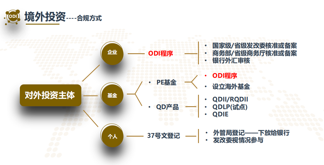 境外投资备案主体